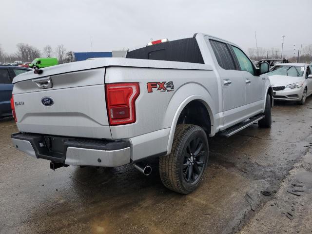 1FTEW1EG1FFB69076 - 2015 FORD F150 SUPER SILVER photo 4