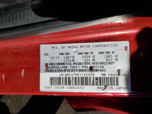 JM1BM1U79E1125929 - 2014 MAZDA 3 SPORT RED photo 12