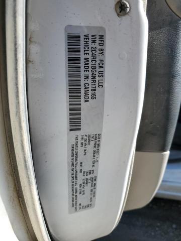 2C4RC1BG4NR178165 - 2022 CHRYSLER PACIFICA TOURING L WHITE photo 13