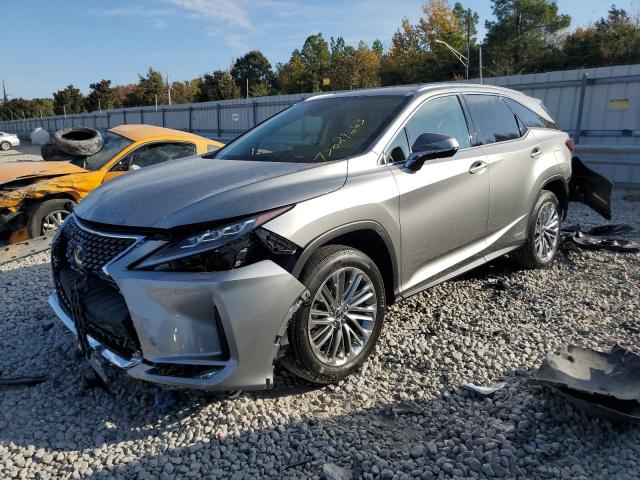 JTJJGKFA9M2019715 - 2021 LEXUS RX 450H L LUXURY GRAY photo 1