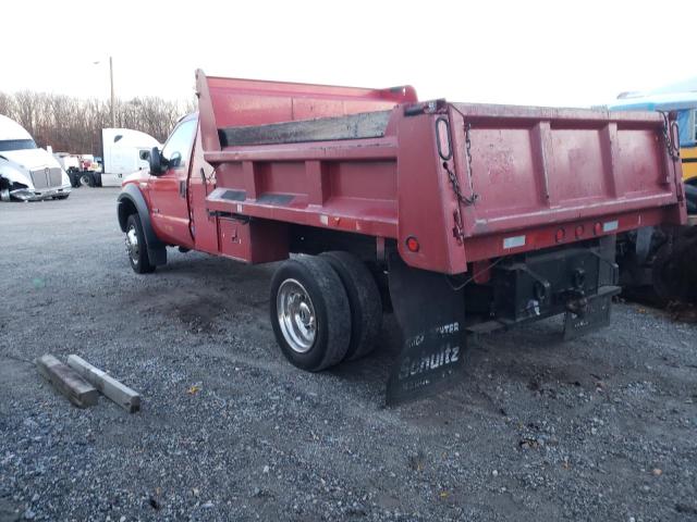 1FDAF57P37EA79787 - 2007 FORD F550 SUPER DUTY RED photo 2