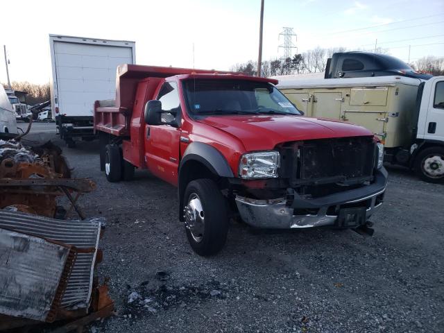 1FDAF57P37EA79787 - 2007 FORD F550 SUPER DUTY RED photo 4