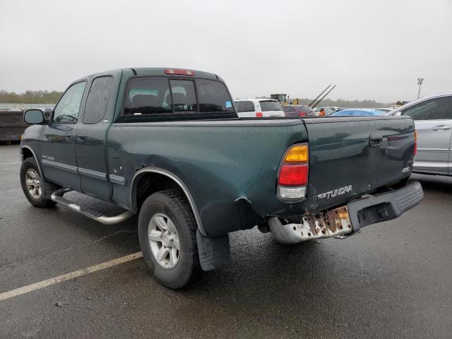 5TBBN44181S169436 - 2001 TOYOTA TUNDRA ACCESS CAB GREEN photo 2