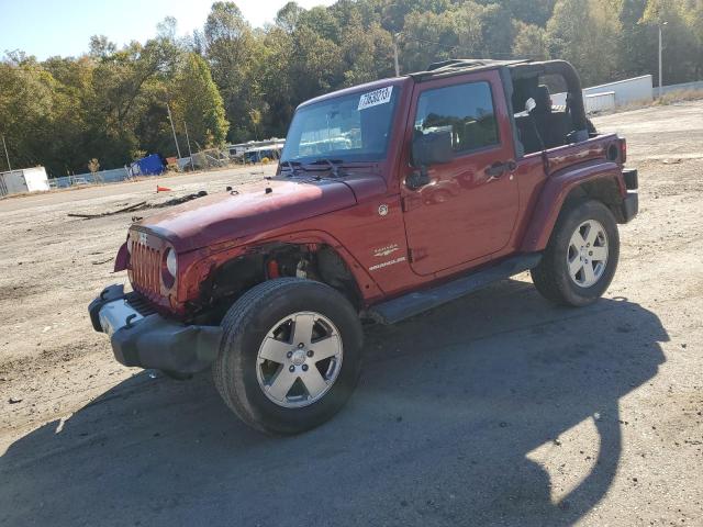 1C4GJWBG3CL281366 - 2012 JEEP WRANGLER SAHARA BURGUNDY photo 1