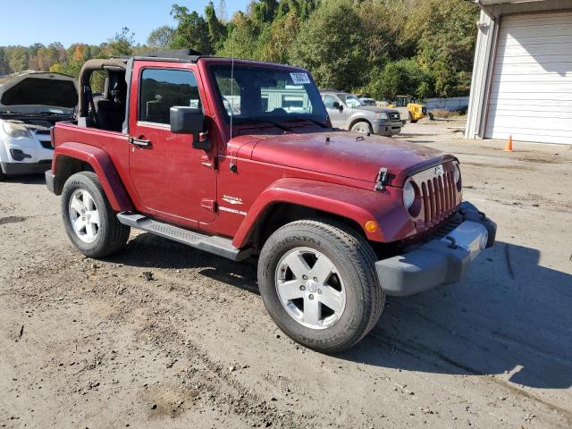 1C4GJWBG3CL281366 - 2012 JEEP WRANGLER SAHARA BURGUNDY photo 4