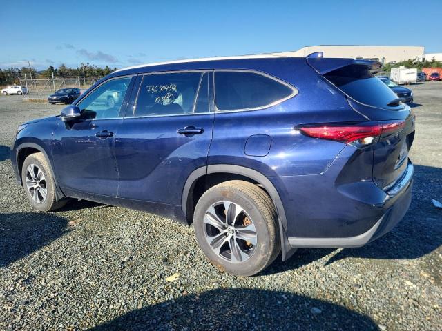 5TDGZRBH3NS576942 - 2022 TOYOTA HIGHLANDER XLE ლურჯი ფოტო 2
