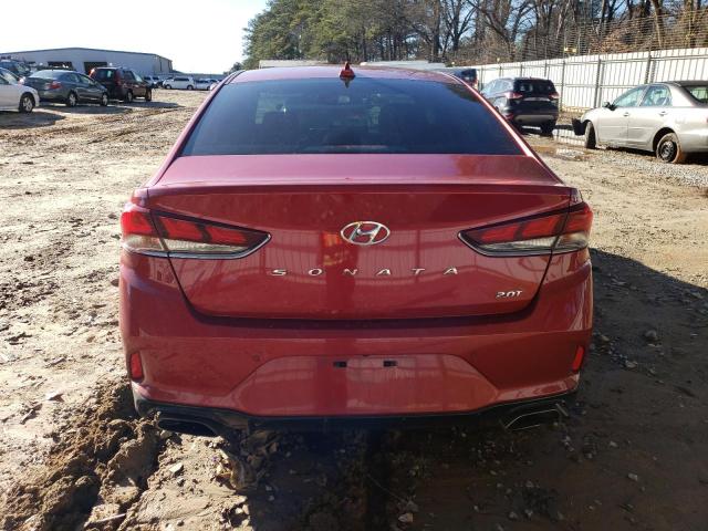 5NPE34AB1JH613673 - 2018 HYUNDAI SONATA SPORT RED photo 6