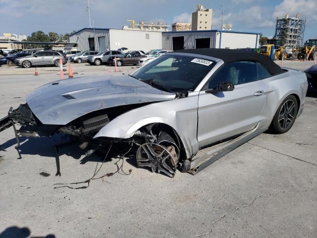 1FATP8UH9K5104814 - 2019 FORD MUSTANG SILVER photo 1