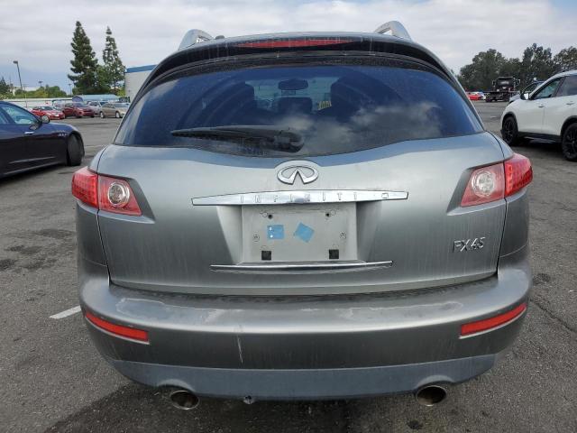 JNRBS08W24X404068 - 2004 INFINITI FX45 GRAY photo 6