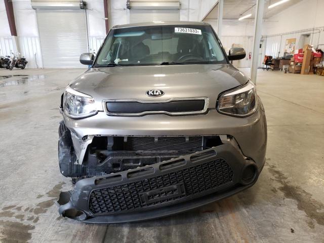 KNDJN2A2XE7097806 - 2014 KIA SOUL GRAY photo 5