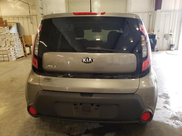 KNDJN2A2XE7097806 - 2014 KIA SOUL GRAY photo 6