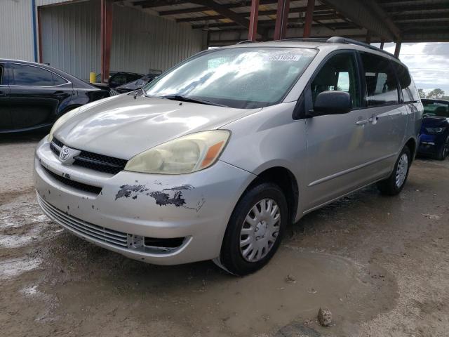 5TDZA23C65S250076 - 2005 TOYOTA SIENNA LE CE SILVER photo 1