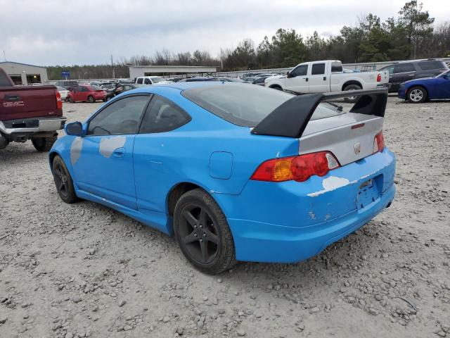 JH4DC548X4S014759 - 2004 ACURA RSX BLUE photo 2