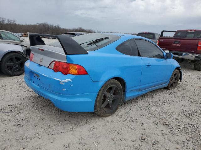 JH4DC548X4S014759 - 2004 ACURA RSX BLUE photo 3