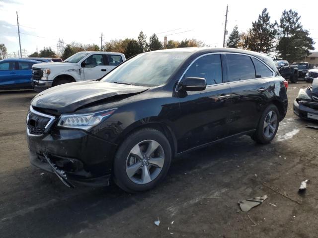 5FRYD4H29GB060650 - 2016 ACURA MDX BLACK photo 1