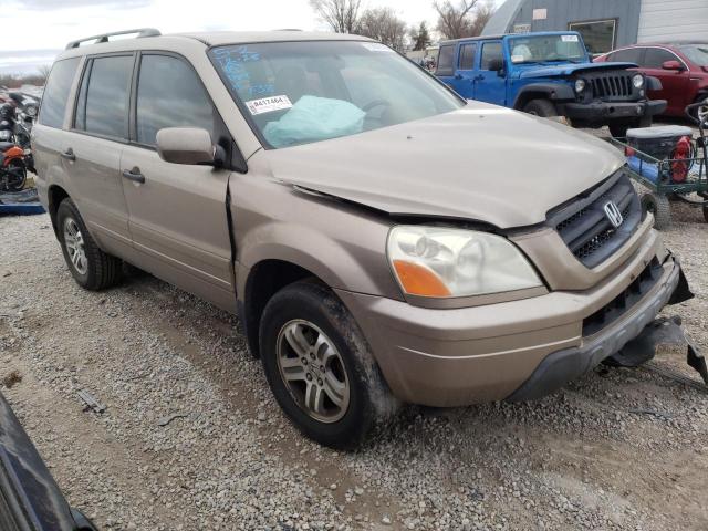 2HKYF18403H618439 - 2003 HONDA PILOT EX TAN photo 4