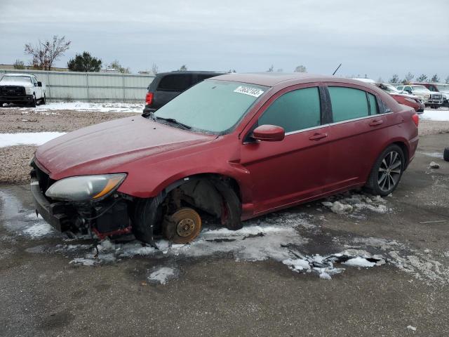 1C3CCBBB8DN595322 - 2013 CHRYSLER 200 TOURING RED photo 1