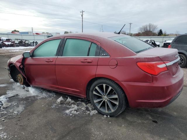 1C3CCBBB8DN595322 - 2013 CHRYSLER 200 TOURING RED photo 2