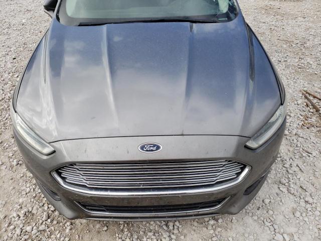 3FA6P0K95DR125430 - 2013 FORD FUSION TITANIUM GRAY photo 11