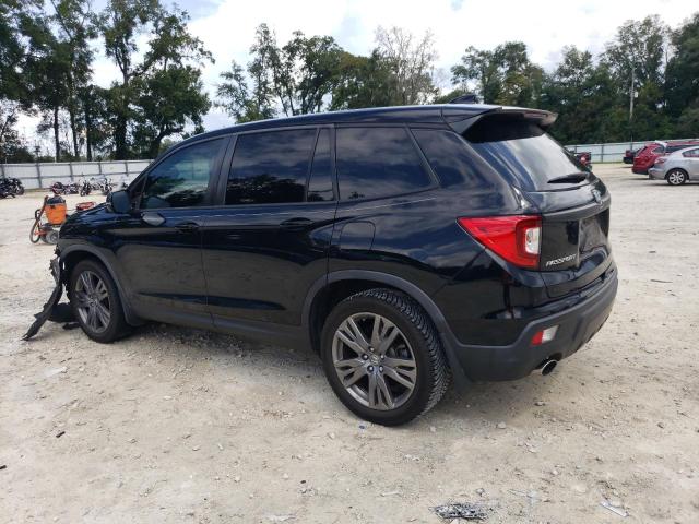 5FNYF7H58KB000889 - 2019 HONDA PASSPORT EXL BLACK photo 2