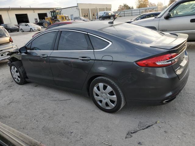 3FA6P0K98HR132393 - 2017 FORD FUSION TITANIUM GRAY photo 2