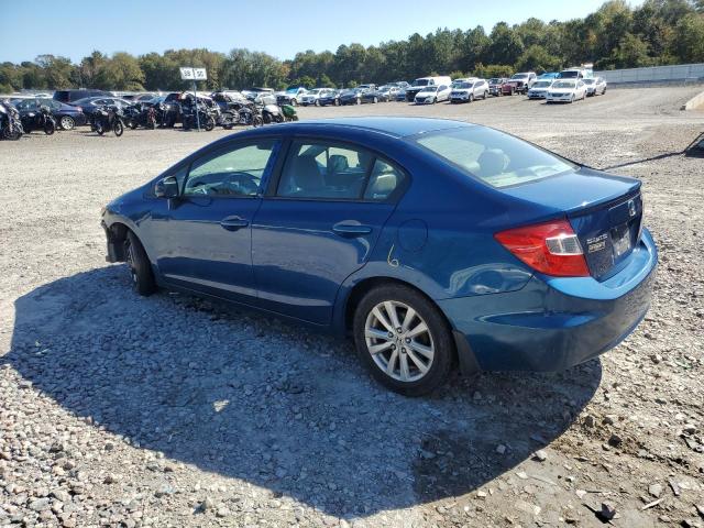 19XFB2F97CE017170 - 2012 HONDA CIVIC EXL BLUE photo 2