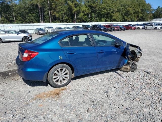 19XFB2F97CE017170 - 2012 HONDA CIVIC EXL ლურჯი ფოტო 3