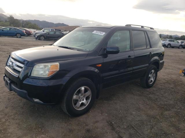 5FNYF28596B027480 - 2006 HONDA PILOT EX BLACK photo 1