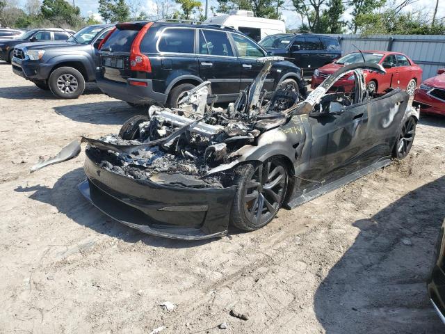 5YJSA1E65NF462054 - 2022 TESLA MODEL S BLACK photo 1