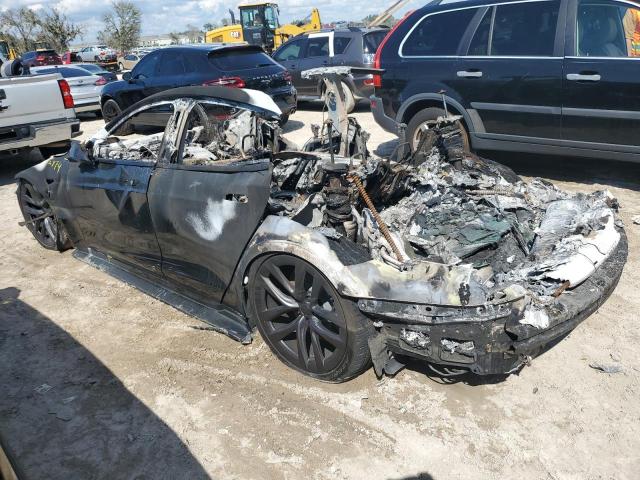 5YJSA1E65NF462054 - 2022 TESLA MODEL S BLACK photo 2