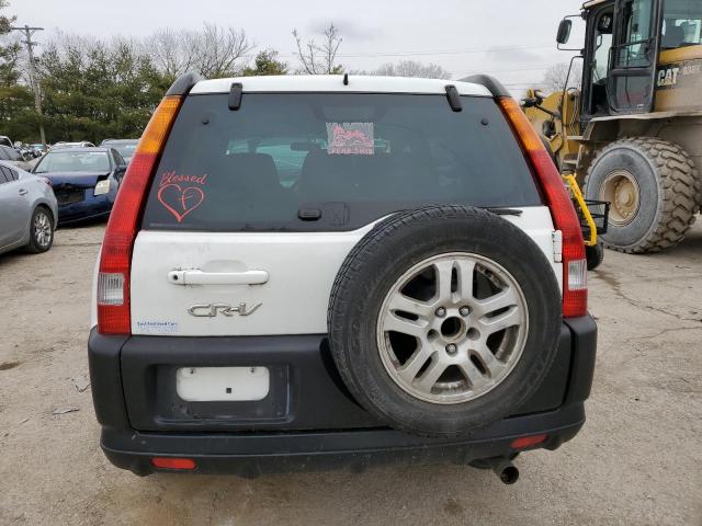 SHSRD78862U008146 - 2002 HONDA CR-V EX WHITE photo 6