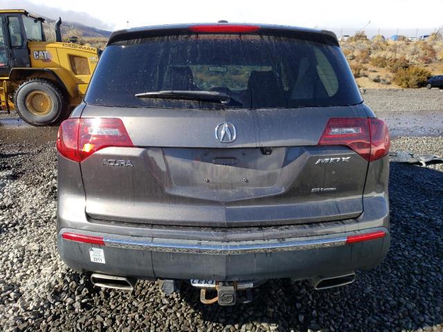 2HNYD2H33CH546111 - 2012 ACURA MDX TECHNOLOGY CHARCOAL photo 6