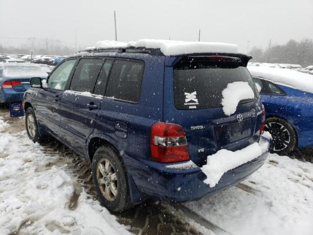 JTEDP21A470129915 - 2007 TOYOTA HIGHLANDER SPORT BLUE photo 2