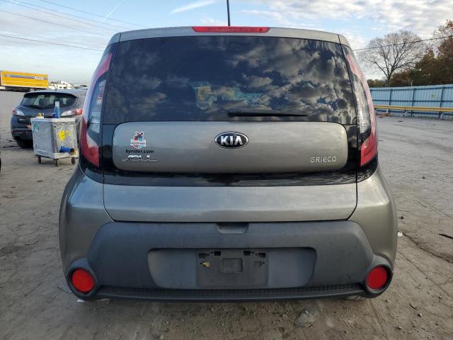 KNDJN2A23E7021201 - 2014 KIA SOUL GRAY photo 6