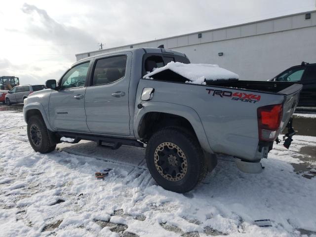 3TMCZ5AN4KM215892 - 2019 TOYOTA TACOMA DOUBLE CAB GRAY photo 2