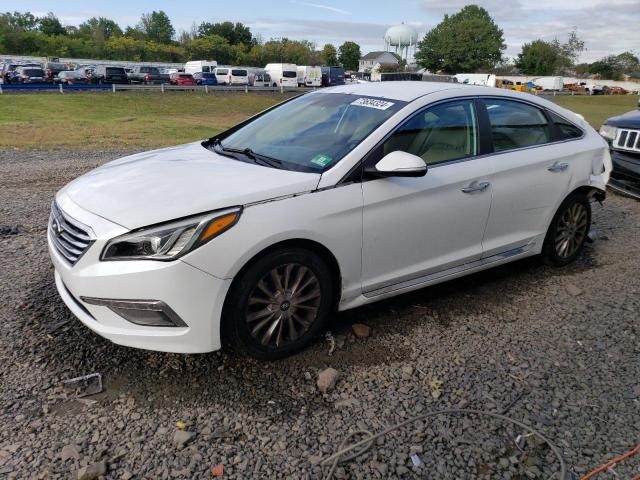 5NPE34AF3FH016857 - 2015 HYUNDAI SONATA SPORT WHITE photo 1