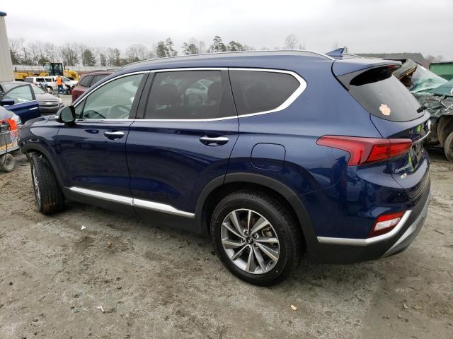 5NMS53AD8KH033201 - 2019 HYUNDAI SANTA FE LIMITED BLUE photo 2