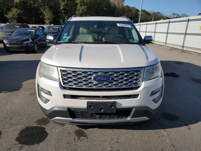 1FM5K8HTXGGA74603 - 2016 FORD EXPLORER PLATINUM WHITE photo 5