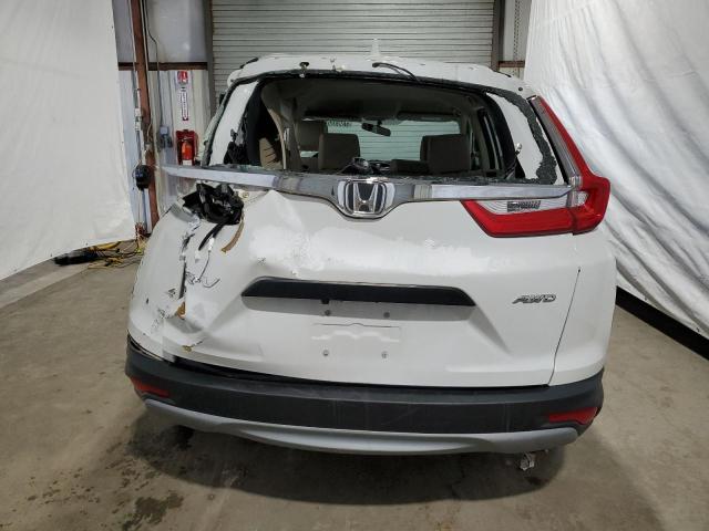 2HKRW6H38KH222301 - 2019 HONDA CR-V LX WHITE photo 6