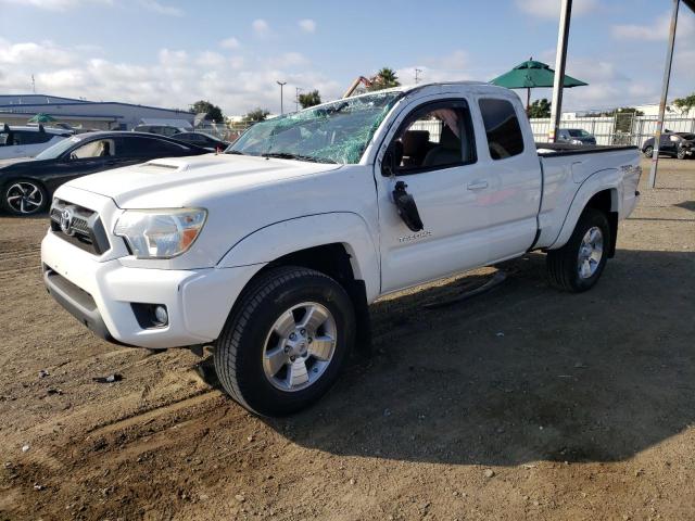 5TFTU4GNXEX058366 - 2014 TOYOTA TACOMA PRERUNNER ACCESS CAB WHITE photo 1