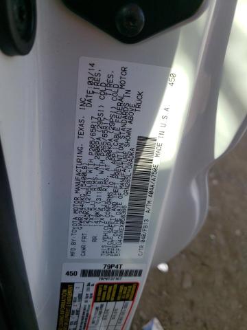 5TFTU4GNXEX058366 - 2014 TOYOTA TACOMA PRERUNNER ACCESS CAB WHITE photo 12