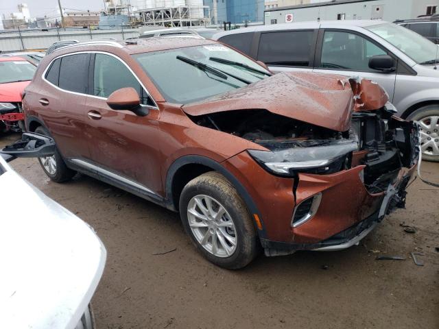 LRBAZLR42MD102690 - 2021 BUICK ENVISION PREFERRED ORANGE photo 4