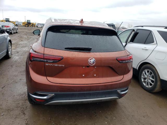 LRBAZLR42MD102690 - 2021 BUICK ENVISION PREFERRED ORANGE photo 6