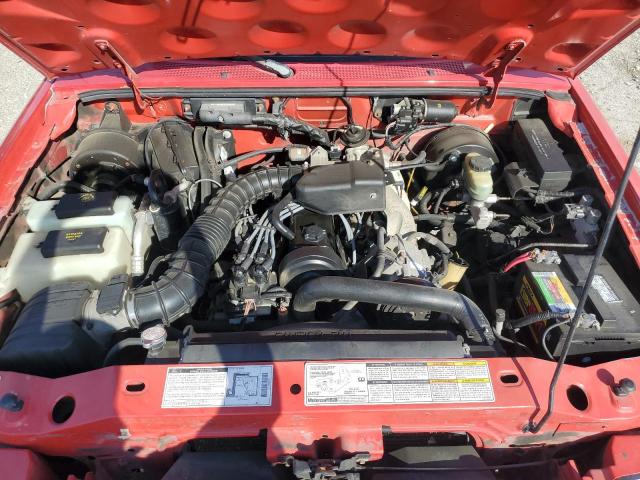 1FTYR10C7YPB17375 - 2000 FORD RANGER RED photo 11