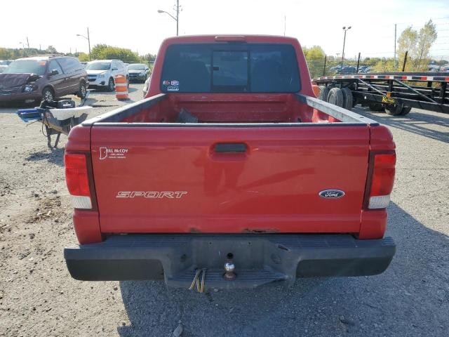 1FTYR10C7YPB17375 - 2000 FORD RANGER RED photo 6