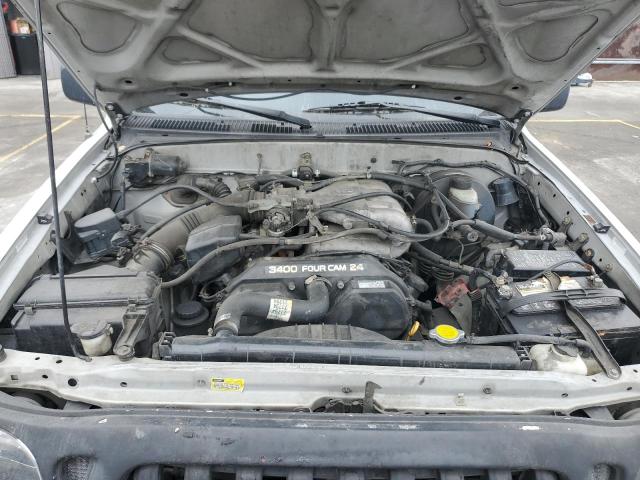 5TEGN92N12Z065536 - 2002 TOYOTA TACOMA DOUBLE CAB PRERUNNER SILVER photo 11