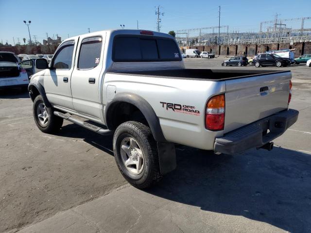 5TEGN92N12Z065536 - 2002 TOYOTA TACOMA DOUBLE CAB PRERUNNER SILVER photo 2