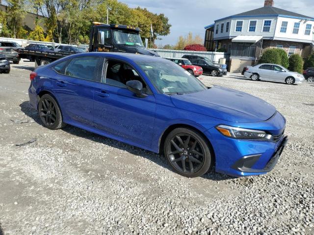 2HGFE2F51NH558065 - 2022 HONDA CIVIC SPORT 蓝色 照片 4