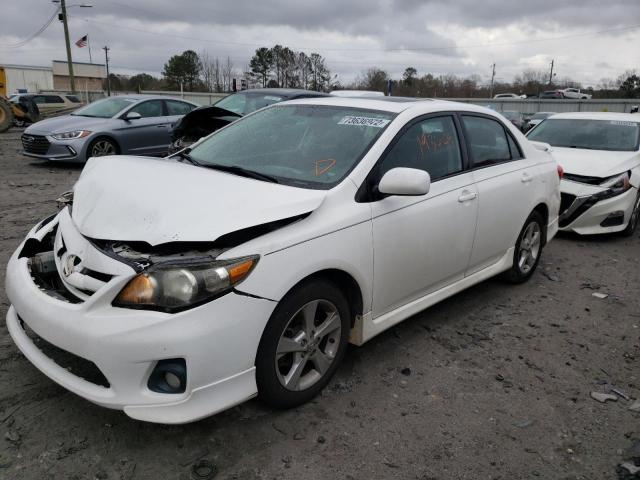 2T1BU4EE7BC682375 - 2011 TOYOTA COROLLA BASE WHITE photo 1