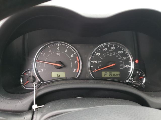 2T1BU4EE7BC682375 - 2011 TOYOTA COROLLA BASE WHITE photo 9